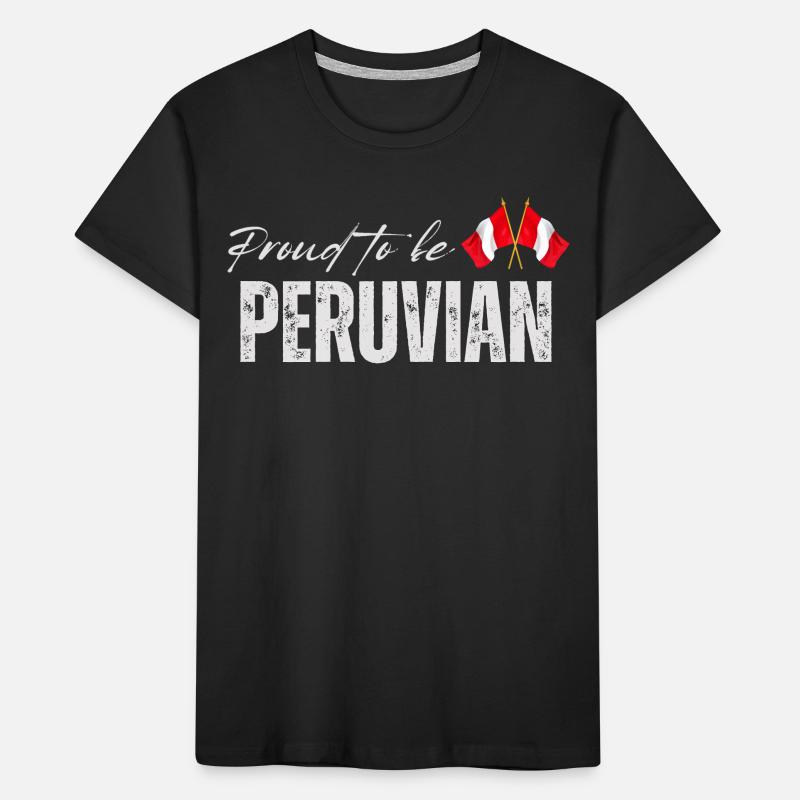 Stolzer Peruaner, Made in Peru Kinder Premium Bio T-Shirt