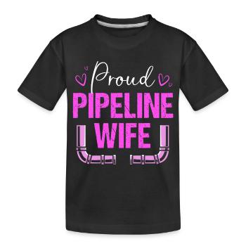 Montage Installateur Schlosser - Kinder Premium Bio T-Shirt - Schwarz - Vorne