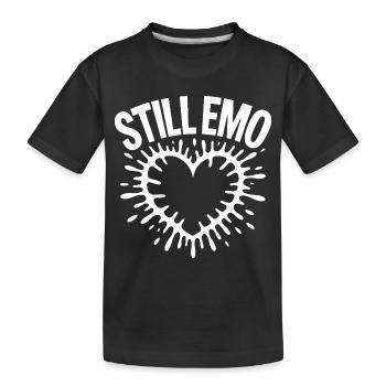 Still emo! Goth Emo Alternative Aesthetic - Kids' Premium Organic T-Shirt - black - Front