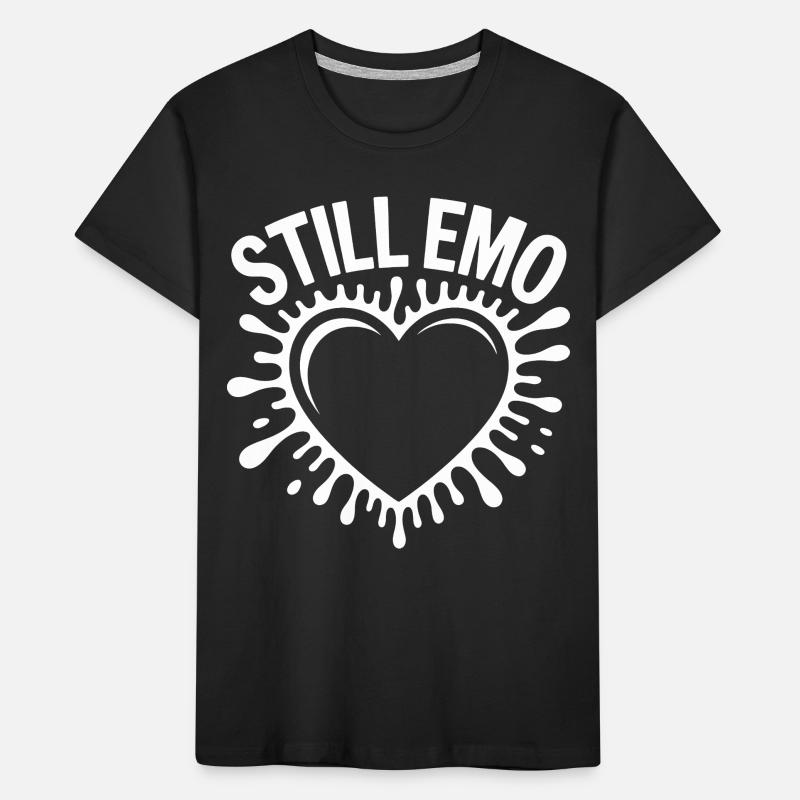 Immernoch Emo! Goth Emo Alternativ Aesthetic Kinder Premium Bio T-Shirt