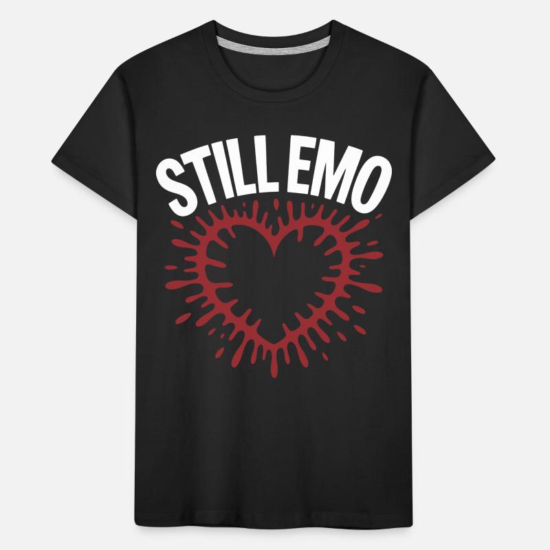 Immernoch Emo! Goth Emo Alternativ Aesthetic Kinder Premium Bio T-Shirt