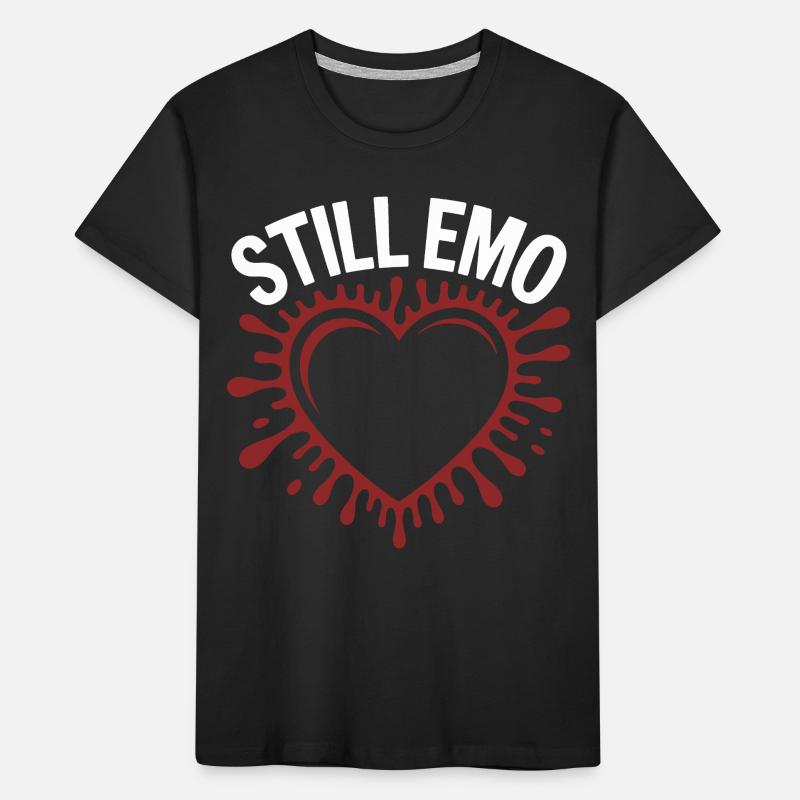 Immernoch Emo! Goth Emo Alternativ Aesthetic Kinder Premium Bio T-Shirt