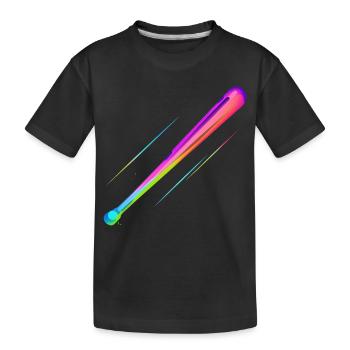 Batte de baseball Steamwave - T-shirt bio Premium Enfant - noir - Devant