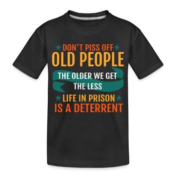 Funny Old People  - T-shirt bio Premium Enfant - noir - Devant