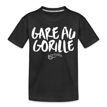 Guitar Beware of the Gorilla Song Music - Kids' Premium Organic T-Shirt - black - Front