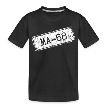 Mannheim 68 - Kinder Premium Bio T-Shirt - Schwarz - Vorne