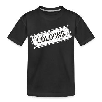 Cologne - Kids' Premium Organic T-Shirt - black - Front