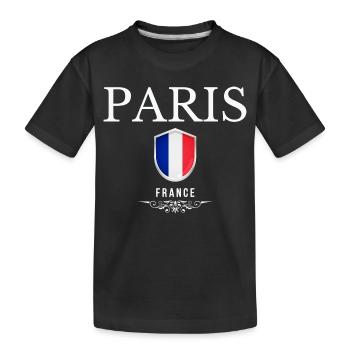 J’adore Paris, Paris France - T-shirt bio Premium Enfant - noir - Devant