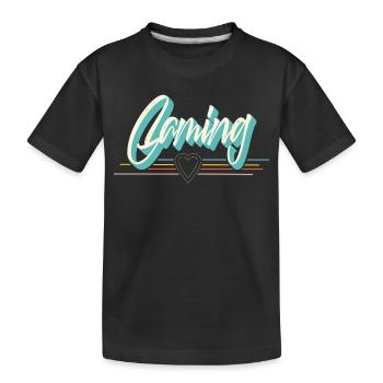 Jeu - T-shirt bio Premium Enfant - noir - Devant