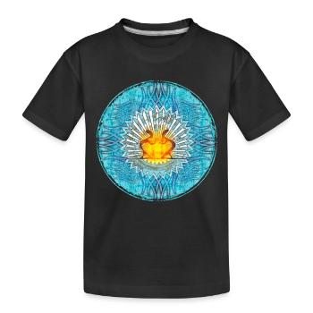 Holy Flame Mandala Design Ibiza - T-shirt bio Premium Enfant - noir - Devant