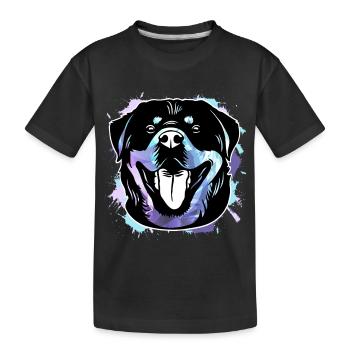 Rottweiler - T-shirt bio Premium Enfant - noir - Devant
