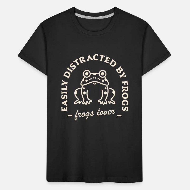 Funny frog lovers humorous quotes Kids' Premium Organic T-Shirt