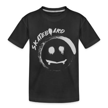 Skateboard - T-shirt bio Premium Enfant - noir - Devant