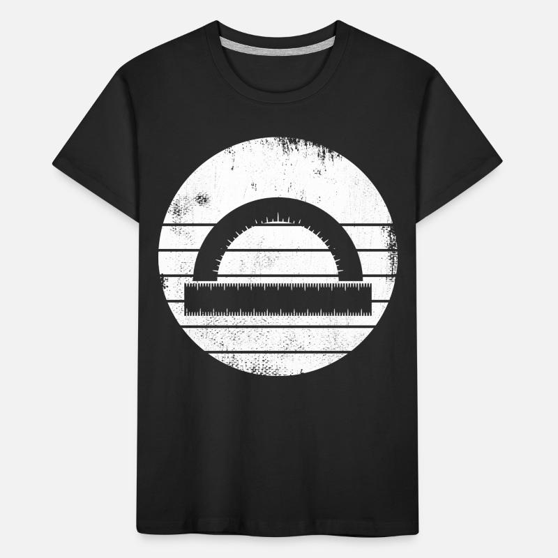 Semi-circular protractor Kids' Premium Organic T-Shirt