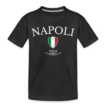 Naples, Italie, souvenir Naples - T-shirt bio Premium Enfant - noir - Devant