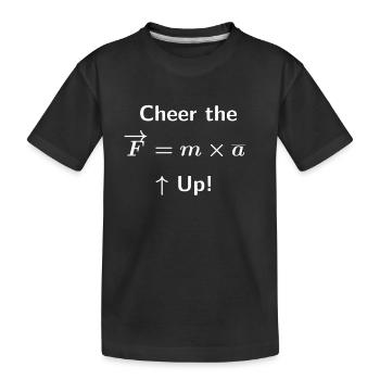 Encouragez le F Up - T-shirt bio Premium Enfant - noir - Devant