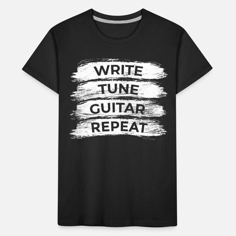 Routine du guitariste T-shirt bio Premium Enfant