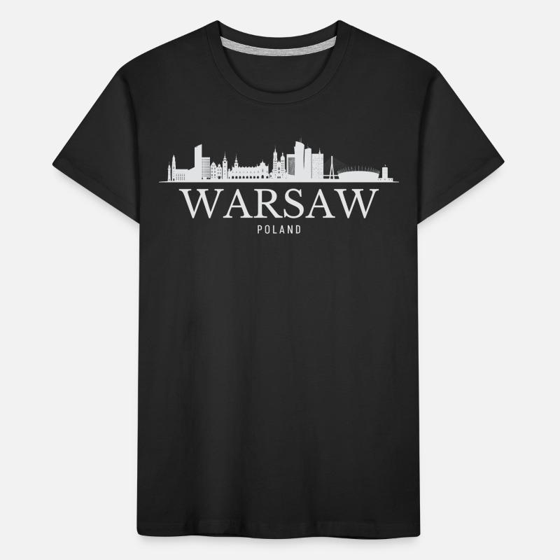 Horizon de Varsovie, Varsovie Pologne T-shirt bio Premium Enfant
