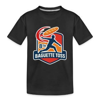 Wand Toss Contest - Kids' Premium Organic T-Shirt - black - Front