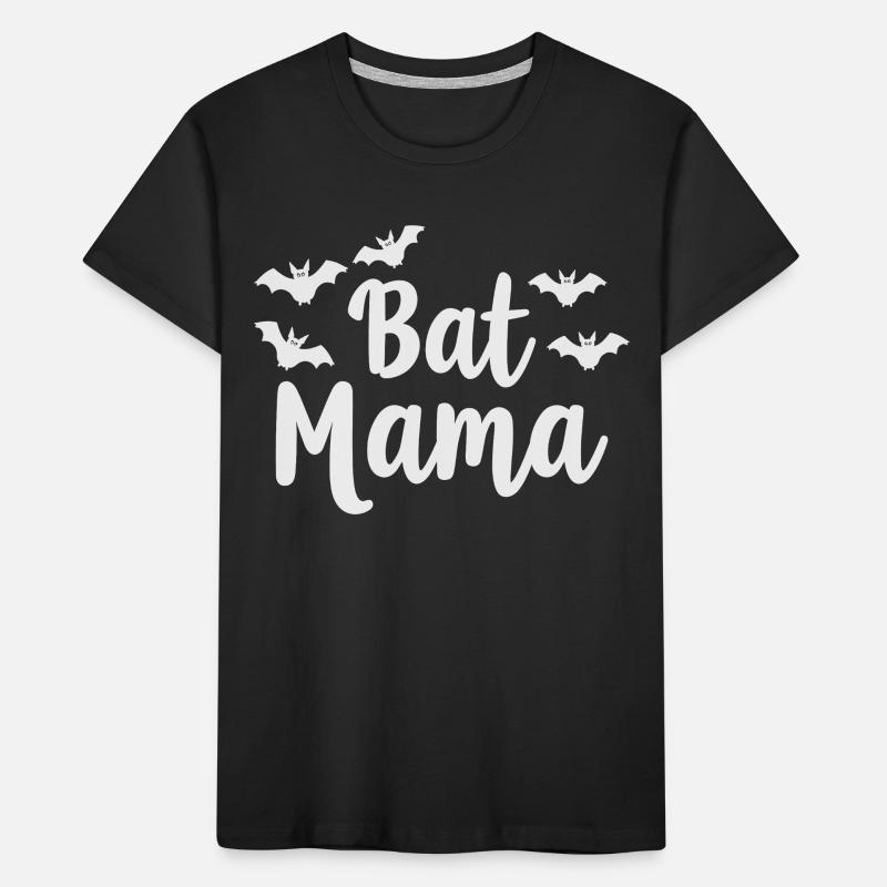 Bat Mama – Fledermaus Mutter Statement Kinder Premium Bio T-Shirt