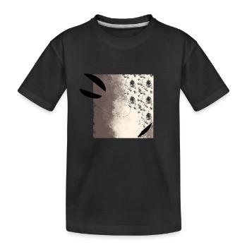 Ombres abstraites et surfaces lumineuses - T-shirt bio Premium Enfant - noir - Devant
