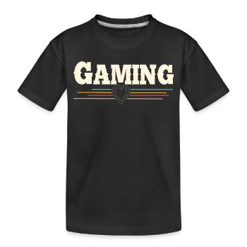 Jeu - T-shirt bio Premium Enfant - noir - Devant