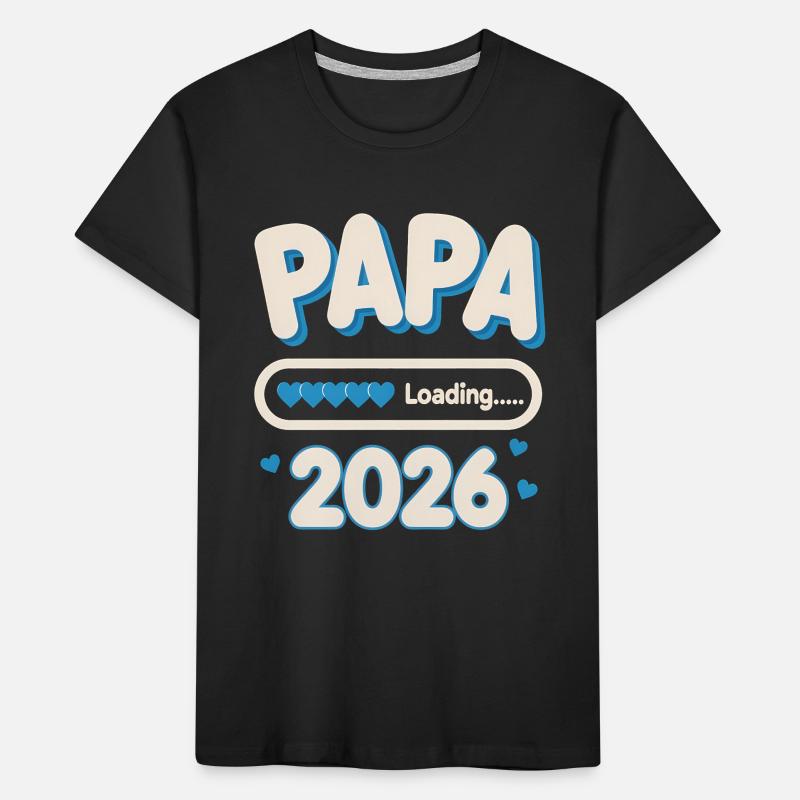 Papa Loading 2026  Kinder Premium Bio T-Shirt
