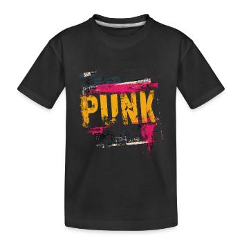 Punk rock - Kids' Premium Organic T-Shirt - black - Front