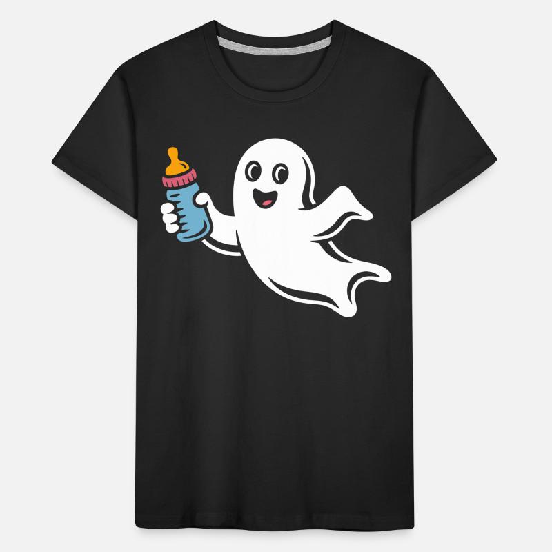 Fröhlicher Geist mit Fläschchen Kinder Premium Bio T-Shirt