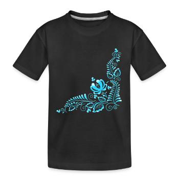 Ornement - T-shirt bio Premium Enfant - noir - Devant