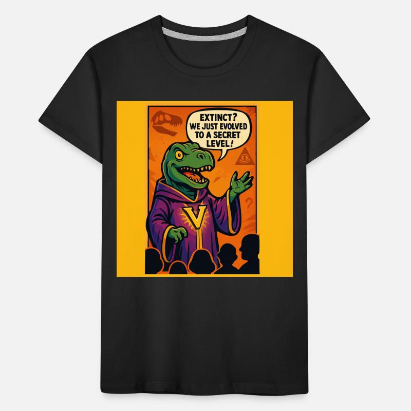 V-Raptor: Evolution auf Geheimstufe Kinder Premium Bio T-Shirt