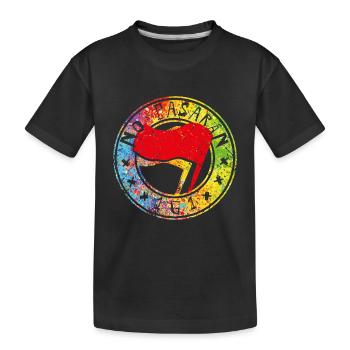 no pasaran 161 - Kinder Premium Bio T-Shirt - Schwarz - Vorne