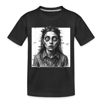 THE WITCH - dark hell - Kids' Premium Organic T-Shirt - black - Front