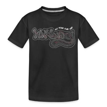 Outdoor - Kinder Premium Bio T-Shirt - Schwarz - Vorne