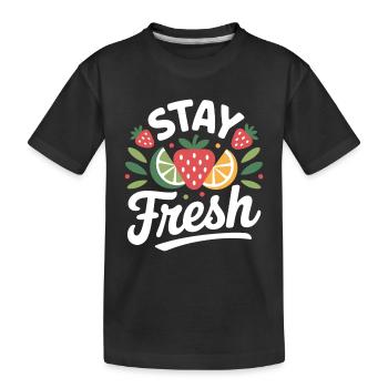 Reste tranquille - T-shirt bio Premium Enfant - noir - Devant