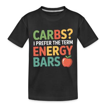 Nutritionniste professionnel spécialisé en énergie et glucides - T-shirt bio Premium Enfant - noir - Devant