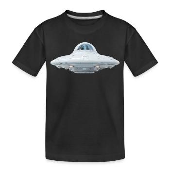 OVNI - T-shirt bio Premium Enfant - noir - Devant
