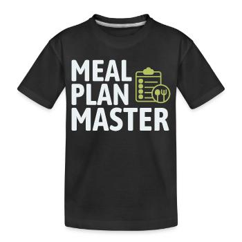 Diététicien agréé expert en alimentation consciente - T-shirt bio Premium Enfant - noir - Devant