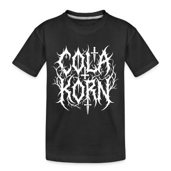 Cola Korn Black Metal - T-shirt bio Premium Enfant - noir - Devant