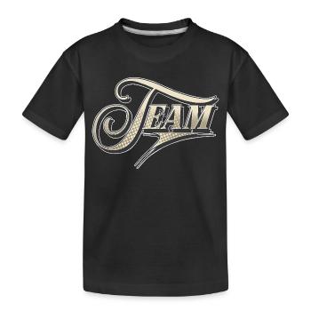 Équipe - T-shirt bio Premium Enfant - noir - Devant