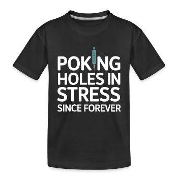 Praticien agréé en MTC Expert en Calme - T-shirt bio Premium Enfant - noir - Devant