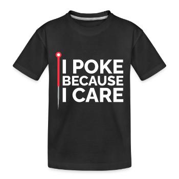 Licensed TCM Practitioner Dedicated Therapeutic  - Kids' Premium Organic T-Shirt - black - Front