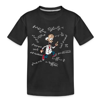 Mad Scientist - Kids' Premium Organic T-Shirt - black - Front