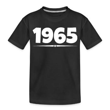 Geschenk von 1965 - Kinder Premium Bio T-Shirt - Schwarz - Vorne