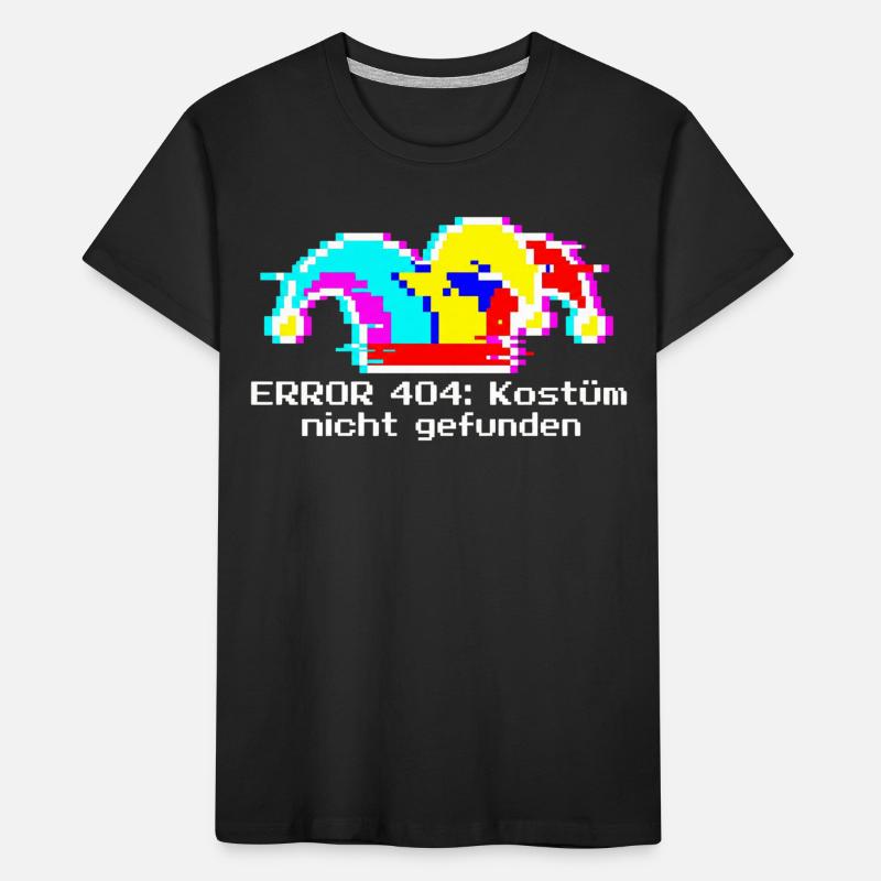 Error 404 Costume Not Found Nerd Carnival IT Kids' Premium Organic T-Shirt