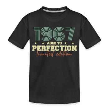 1967 - Kinder Premium Bio T-Shirt - Schwarz - Vorne