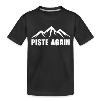 ENCORE UNE FOIS. SKI. SKI WINTE SPORT - T-shirt bio Premium Enfant - noir - Devant