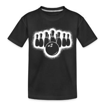 Bowler Garçons Garçons Garçons - T-shirt bio Premium Enfant - noir - Devant