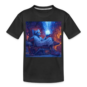 Mad Scientist - Kids' Premium Organic T-Shirt - black - Front
