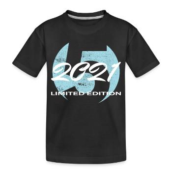 5. Geburtstag 2021 Jungen und Mädchen Geschenk - Kinder Premium Bio T-Shirt - Schwarz - Vorne